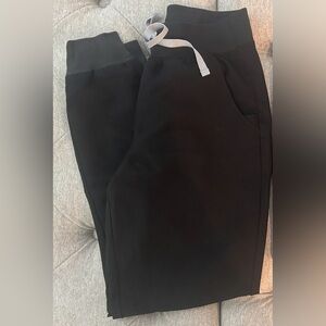 FIGS Womens Black Zamora Jogger Scrub Pants